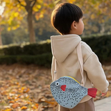 (238) Cute Various Style Fish Crossed Body Bag for Kids (4 Styles)