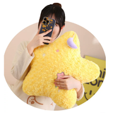 (286) Plush Fluffy Moon Star 45cm Soft Toy (2 Colours)
