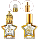 9ml Refillable Electroplated Glass Perfume Atomizer (001) Star