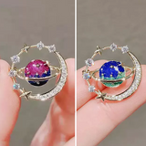Accessories (14) Brooch Corsage Lapel Pin Space Planet