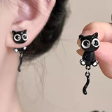 Accessories (21) Stud Earrings Black Cats