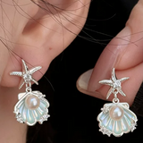 Accessories (23) Stud Earrings Pearl & Shell