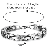 Accessories (68) Men's Metal Bracelet 17cm, 19cm, 21cm, 23cm