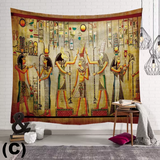 Decorative Fabric Tapestry Ancient Egypt (6 Styles) Hanging Wall Art