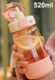 Dodge Tritan Water Bottle with straw 520ml (4 Colours)