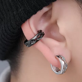 Accessories (132) Unisex Clip-on Ear cuff Non-Piercing Earrings (2pcs Set)