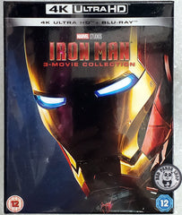 Iron Man 3-Movie Collection Trilogy 4K UHD + Blu-ray Boxset (2008-2013) (Other versions, UK)