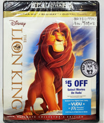 The Lion King 4K UHD + Blu-ray (1994) (Other versions, US)