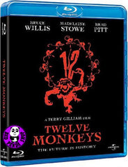 12 Monkeys Blu-Ray (1995) (Region A) (Hong Kong Version)