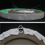 Funny Surprised Cat Original Acrylic Painting on 20cm Round Canvas Panel