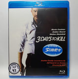 3 Days To Kill Blu-Ray (2014) 三日限殺令 (Region A) (Hong Kong Version)