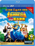 Adventures In Zambezia 2D + 3D Blu-Ray (2012) (Region A) (Hong Kong Version)