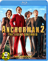 Anchorman 2: The Legend Continues Blu-Ray (2013) (Region A) (Hong Kong Version)