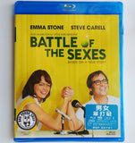 Battle Of The Sexes 男女單打戰 Blu-Ray (2017) (Region A) (Hong Kong Version)
