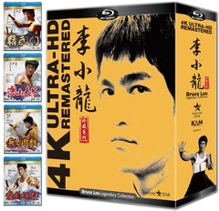 Bruce Lee Legendary Collection 李小龍珍藏系列 4K Remastered Blu-ray Boxset (1971-78) (Region A) (English Subtitled) 4 Disc