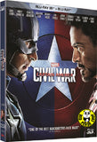 Captain America: Civil War 美國隊長3 : 英雄內戰 2D + 3D Blu-Ray (2016) (Region A) (Hong Kong Version) 2 Disc