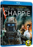 Chappie Blu-Ray (2015) (Region Free) (Hong Kong Version) (Mastered in 4K)