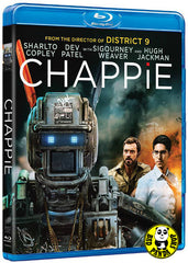 Chappie Blu-Ray (2015) (Region Free) (Hong Kong Version) (Mastered in 4K)