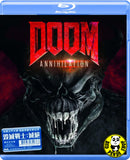 Doom: Annihilation 毀滅戰士: 滅絕 Blu-Ray (2019) (Region A) (Hong Kong Version) aka Doom 2