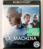 Ex Machina 4K UHD + Blu-Ray (2015) 智能叛侶 (Hong Kong Version)
