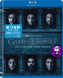 Game Of Thrones TV series Complete Season 6 Blu-Ray (2016) 權力遊戲 (第六季) (Region A) (Hong Kong Version) 4 Discs