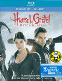 Hansel And Gretel: Witch Hunter 2D + 3D Blu-Ray (2013) (Region A) (Hong Kong Version)