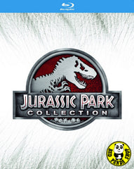 Jurassic Park 1-4 Movie Collection Blu-ray Set (1993-2015) (Region A) (Hong Kong Version) Quadrilogy Boxset