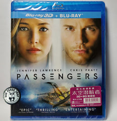 Passengers 2D + 3D Blu-Ray (2016) 太空潛航者 (Region A) (Hong Kong Version) 2 Disc