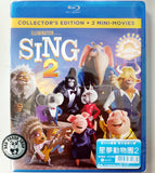 Sing 2 Blu-ray (2022) 星夢動物園2 (Region Free) (Hong Kong Version)