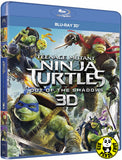 Teenage Mutant Ninja Turtles: Out Of The Shadows 忍者龜: 魅影突擊 3D Blu-Ray (2016) (Region A) (Hong Kong Version)