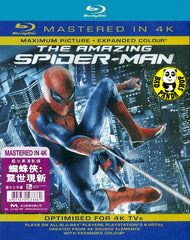 The Amazing Spider-Man 蜘蛛俠: 驚世現新 Blu-Ray (2012) (Region Free) (Hong Kong Version) (Mastered In 4K)