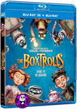 The Boxtrolls 2D + 3D Blu-Ray (2014) (Region A) (Hong Kong Version)