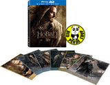 The Hobbit: The Desolation of Smaug 2D + 3D Blu-Ray (2013) (Region A) (Hong Kong Version) 4 Disc Lenticular Cover
