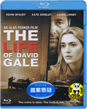 The Life Of David Gale Blu-Ray (2003) (Region Free) (Hong Kong Version)