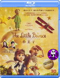 The Little Prince 小王子 2D + 3D (2015) (Region A Blu-ray) (English Subtitled) French Animation a.k.a. Le Petit Prince