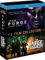 The Purge 1+2 國定殺戮日 1-2 套裝 Blu-Ray Boxset (2013-2014) (Region A) (Hong Kong Version) 2 Film Collection