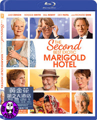 The Second Best Exotic Marigold Hotel 黃金花第2大酒店 Blu-Ray (2015) (Region A) (Hong Kong Version)