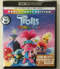 Trolls: World Tour 4K UHD + Blu-Ray (2020) 魔髮精靈: 唱遊大世界 (Hong Kong version) Dance Party Edition