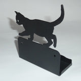 Metal Business Card Holder (Cat Kitten) Office Desk Decoration