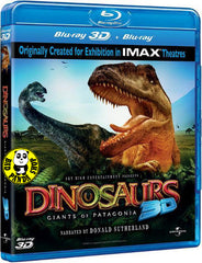 Dinosaurs: Giants Of Patagonia 2D + 3D Blu-Ray (Carl Samson) (Region Free) (Hong Kong Version)