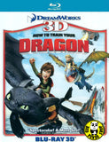 How To Train Your Dragon 馴龍記 3D Blu-Ray (2010) (Region Free) (Hong Kong Version)