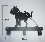 Stylish Metal Art Decor Wall Mounted Key Hook Hanger (Dog)