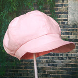 Lightweight Narrow Corduroy (Light Pink) Spring, Autumn Fall Gatsby Hat / Newsboy Cap for Toddlers, Girls and Women 秋冬報童帽 (淺粉色薄料超幼條燈芯絨)