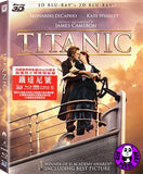 Titanic 鐵達尼號 2D + 3D Blu-Ray (1997) (Region A) (Hong Kong Version) 4 Blu-ray