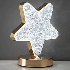 (004) Portable Type-C USB Wireless Star 3 Way Dimmable Touch Night Light