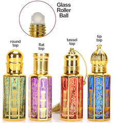 12ml Refillable Electroplated Glass Perfume Atomizer (004) Octagon
