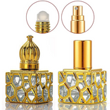 10ml Refillable Electroplated Glass Perfume Atomizer (003) Cube