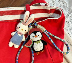 Bag Charms (184) Dressed Clothed Rabbit Bear Cat Giraffe (10 Styles)