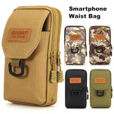 (216) Mens Water-Resistance Phone Belt Bag with zipper (5 Colours)