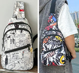 (233) Graffiti Crossbody Bag (2 Styles)
